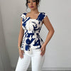 Vacation Style Slim Sleeveless Square Collar Pullover Top Women's Clothing