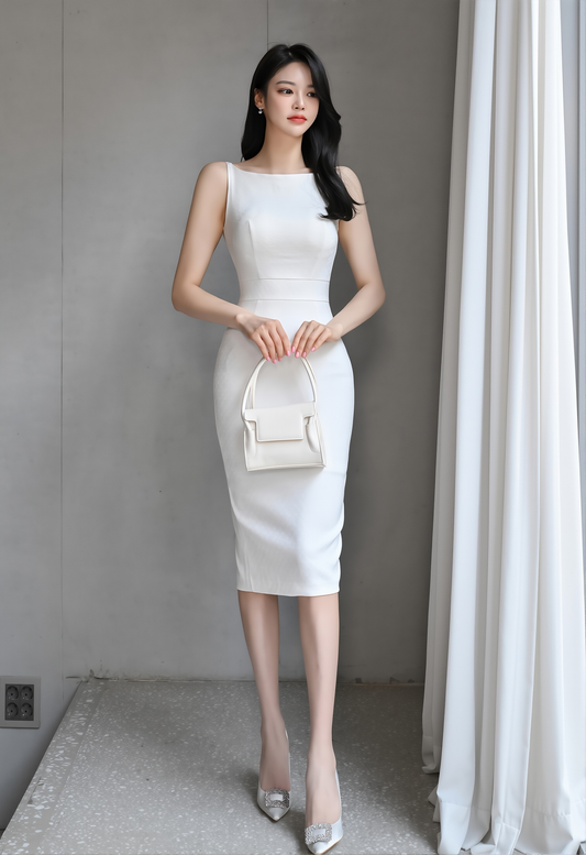 Women's Dress New Korean Style Slimming Look Jacquard Hip-Covering Fashion Pencil Skirt