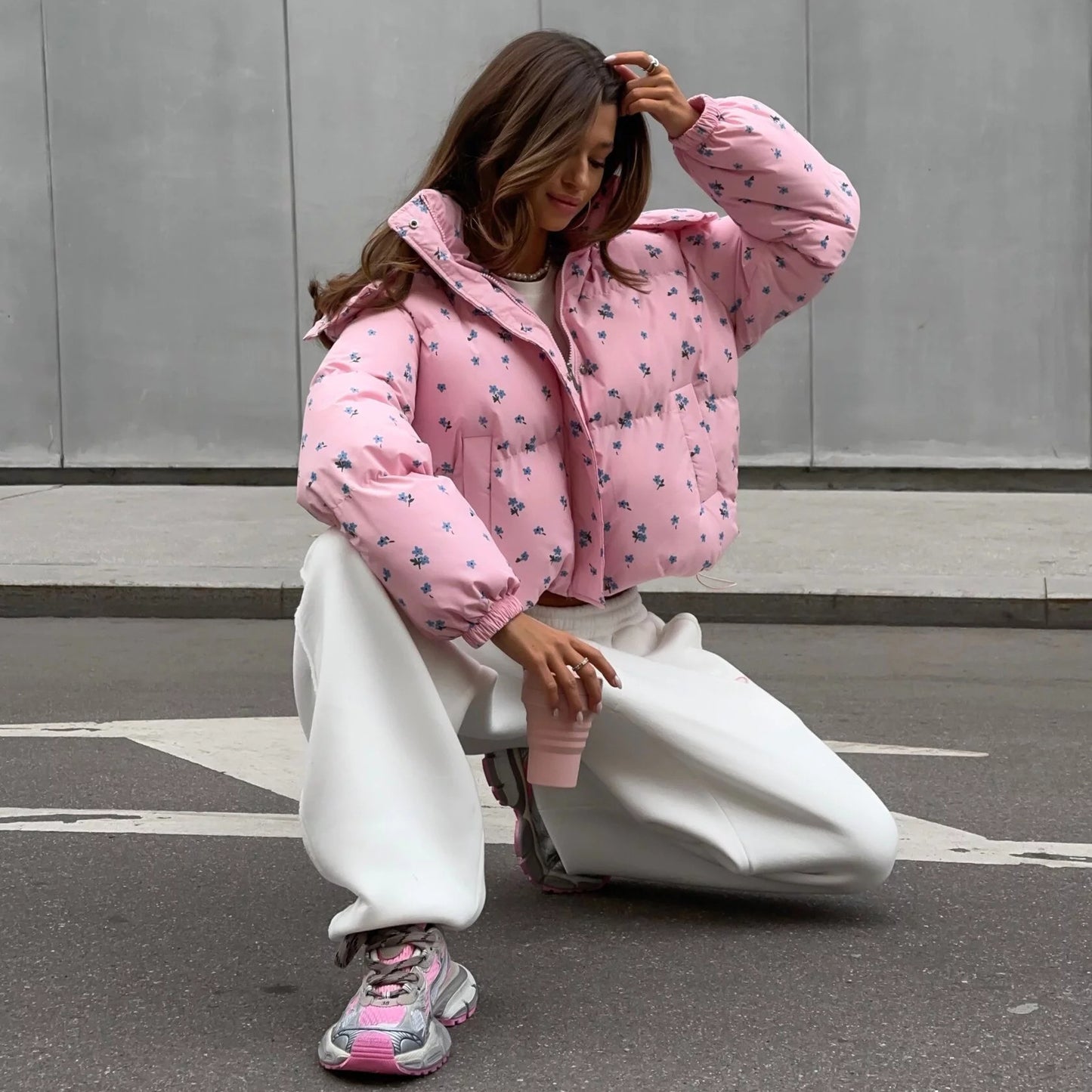 Cotton Coat High-end Fashionable All-match Coat Women