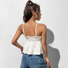 Women's Solid Color Simple Lace Camisole Sleeveless Top
