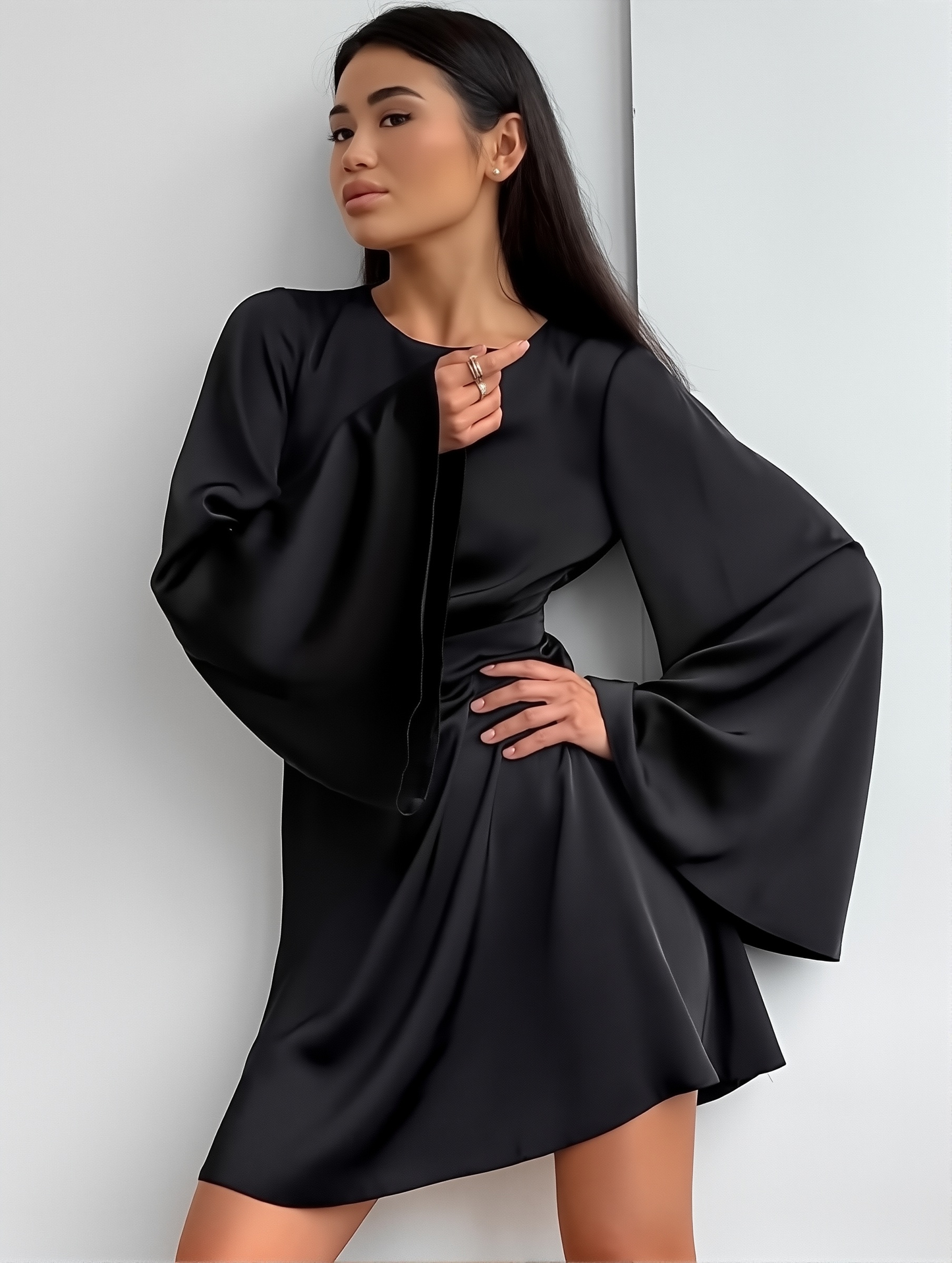 New Cross-border High Waist Commuter A- Line Skirt For Women