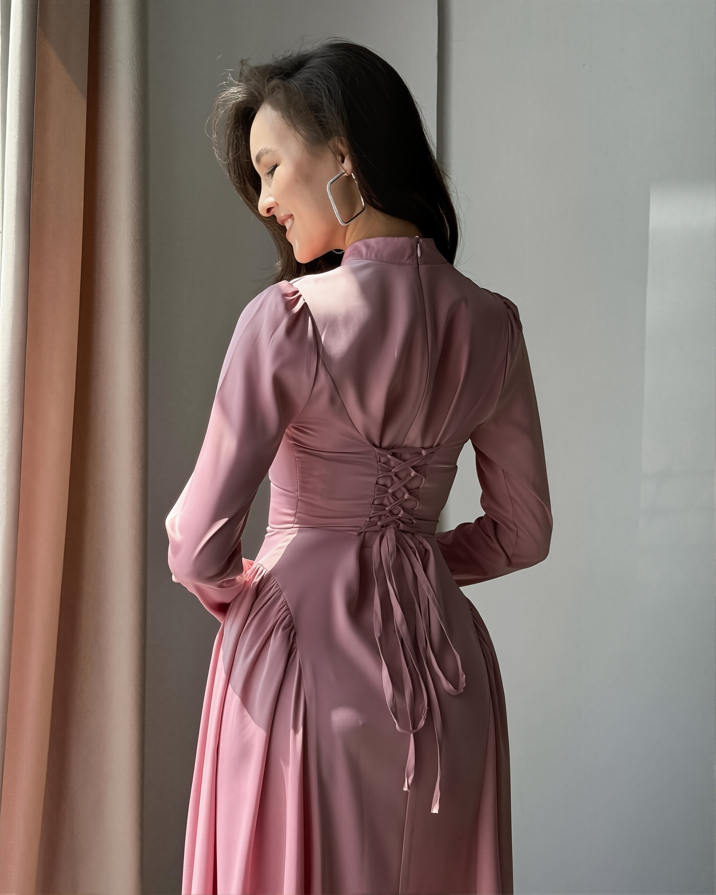 Women's New Stylae Diamond-embellished Slim-fitting Long Dress