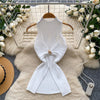 Sleeveless Knitted Vest Metal Twisted Hot Girl Top