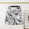 Women's Cotton Silk Pajama Pants Summer Thin Shorts Loose Casual