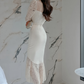 French Style Fashionable Sexy Dress 2025 Spring New Korean Style Slim Women's Lace Hip-Hugging Fishtail Skirt