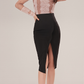 Sexy Mesh Top & Slit Skirt Set - Summer Polka Dot Slim Fit Two-Piece Outfit