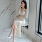 French Style Fashionable Sexy Dress 2025 Spring New Korean Style Slim Women's Lace Hip-Hugging Fishtail Skirt
