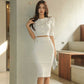 Top Waist-tight Business Hip-wrapped Dress Suit