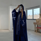 2025 New Arabic Embroidered Robe Fashionable Outer Wear Abaya Robe
