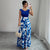 Women's Versatile And Elegant Printed V-neck Dress