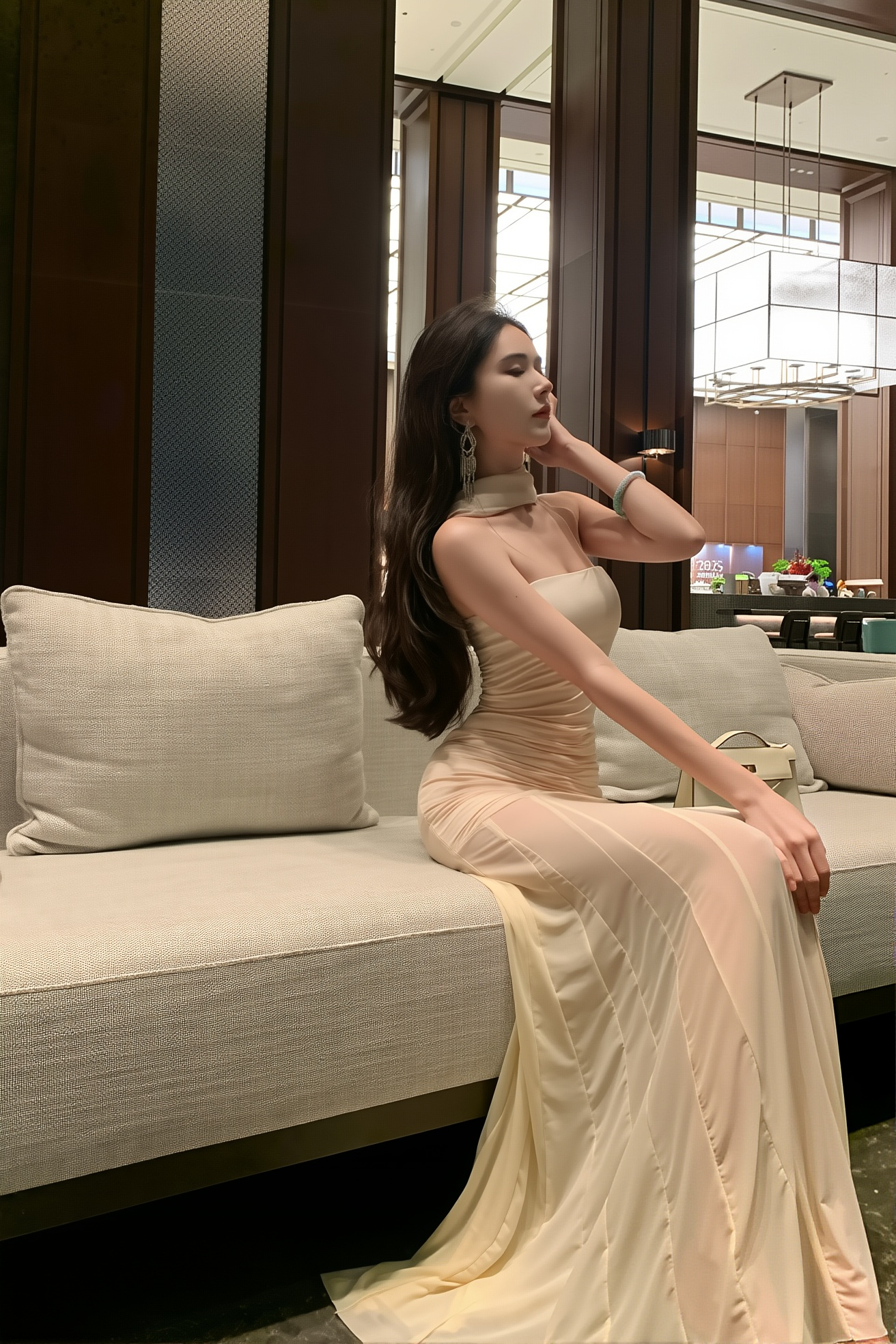 Ethereal Fairy Backless Dress - French Style Tube Top Long Gown for Women