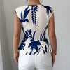 Vacation Style Slim Sleeveless Square Collar Pullover Top Women's Clothing