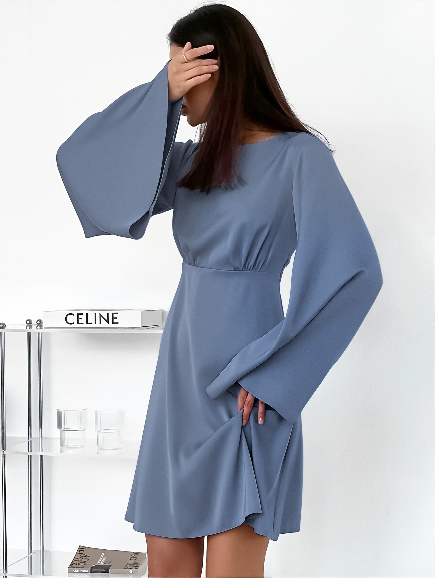 New Cross-border High Waist Commuter A- Line Skirt For Women