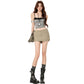 Summer Trendy Denim Skirt Women's High Waist