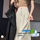 Women's Cotton And Linen Wide-leg Pants Loose Drooping Casual Straight Pants