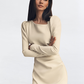 Long Sleeve Dress  Fall/Winter New Niche French High-end Suit Dress Women