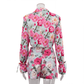 Women' Fashion Skirt Suit New Lapel Long-sleeved Top High-waisted Skirt Two-piece Set