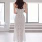 Summer Korean Style Dress - Sexy Suspender Lace with Asymmetrical Slim Fit Skirt