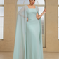 Elegant Solid Color Evening Gown | Long Banquet & Formal Dress