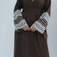 2025 Muslim Dubai Middle East Turkey Dubai Embroidered Elegant Cardigan Robe Abaya Women Dress