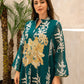 Cross-Border Golden Sequin Embroidered Yarn Muslim Women Jalabiya Dubai Arabaya