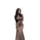 New Women&#039;s Clothing Fashionable And Sexy Slim Round Neck Strap Elegant Long-Sleeved Dress For Women