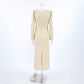 Long Sleeve Dress  Fall/Winter New Niche French High-end Suit Dress Women
