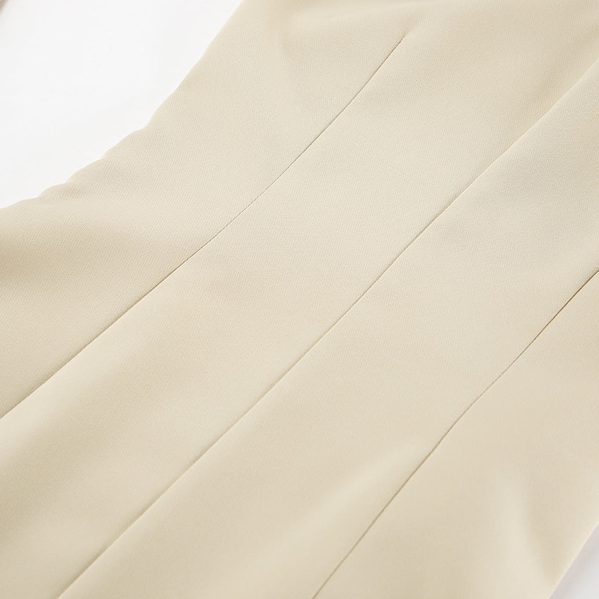 Long Sleeve Dress  Fall/Winter New Niche French High-end Suit Dress Women