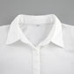 Autumn And Winter New White Simple Niche Shirt Design Sense Short Lapel Women