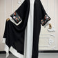 Dubai Arabic Embroidery Embroidery Embroidery Gorge Fashion Outdoor Abaya Pleated Splicing
