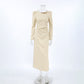 Long Sleeve Dress  Fall/Winter New Niche French High-end Suit Dress Women