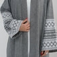 2025 Muslim Dubai Middle East Turkey Dubai Embroidered Elegant Cardigan Robe Abaya Women Dress