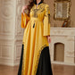4290 Women's Dubai Robe Elegant Gorgeous Embroidery Contrast Color Stitching Moroccan Long Skirt Fashion New Dress