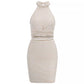 2024 Summer New Women&#039;s Clothing Independent Station New Solid Color Halter Waist-exposed Top Lace-up Suit Skirt Foreign Trade
