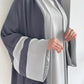 Middle Eastern Cardigan Robe Export Clothing Dubai Cross-Border Women's Muslim Long Skirt Abaya Two-Piece Set