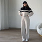 2025 Women's Clothing Europe And America Amazon Cross-border Foreign Trade New Zipper Top Casual Loose Sports Two-piece Set