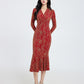 Niche French Style Retro Light Mature Style Dress Women's Early Autumn Chanel Style Slim-fit Elegant Hip Base Fishtail Long Dress