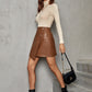 72193#Amazon Cross-border European And American Women&#039;s INS New Casual All-match Bag Hip High Waist Skirt