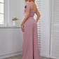 22 Spring And Summer New Cross-border Hot Selling Temperament Commuter Wide-leg Pants Vest Sleeveless Pure Mid-length Pink Solid Color Pants Suit