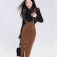 Suit Women's Autumn New French Style Black Turtleneck Bottoming Shirt Retro Strap Dress Two-piece Set