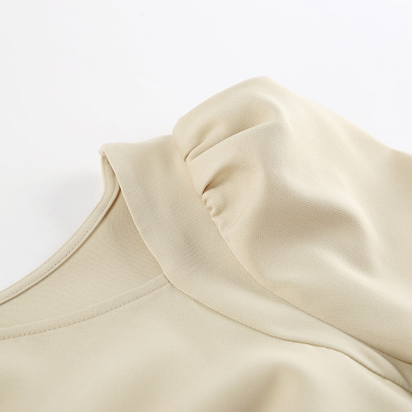 Long Sleeve Dress  Fall/Winter New Niche French High-end Suit Dress Women