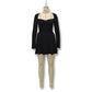 New Autumn Sexy Long Sleeve Tube Top Slim A Short Dress