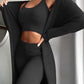 New Sexy V-neck Plush Short Vest Trousers Three-piece Suit