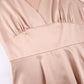 Clothing French Style Elegant Satin Lantern Sleeve Dress Women's High-end Waist Banquet Dress