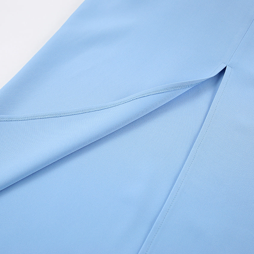 Dress Slit Hip Skirt Mid-Length Skirt Niche Elegant Women's Clothing