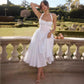 Women&#039;s Sexy Neck Floral Dress Long Dress Slim-fit Vacation Dress Women