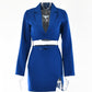 Summer Hot Sale New OL Suit Female Fashion Sexy Hot Girl Small Suit Micro-slit Strap Skirt