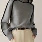 "Counter Authentic" Maillard Autumn And Winter Thin Slim Casual Loose Pullover Knitted Lazy Style Sweater For Women