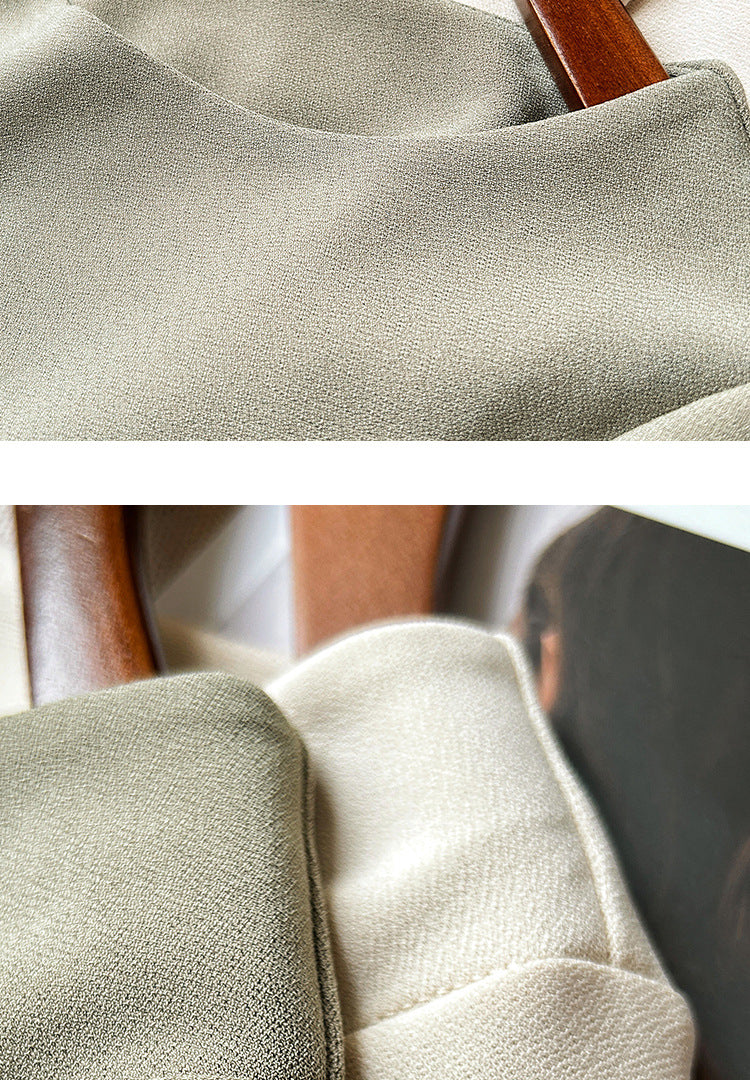 The Parisian Midi - A Short-Sleeved Dress in Light Luxury Fabric