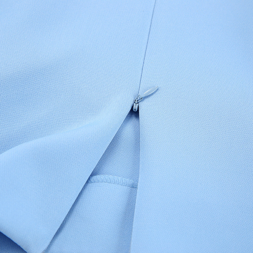 Dress Slit Hip Skirt Mid-Length Skirt Niche Elegant Women's Clothing